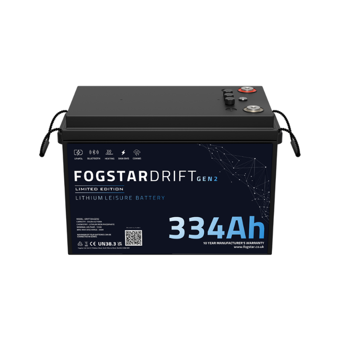 ⁠Fogstar Drift 12V 334Ah Lithium Leisure Battery (Gen2)