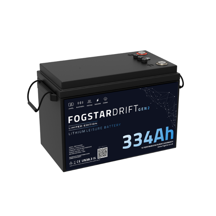 ⁠Fogstar Drift 12V 334Ah Lithium Leisure Battery (Gen2)
