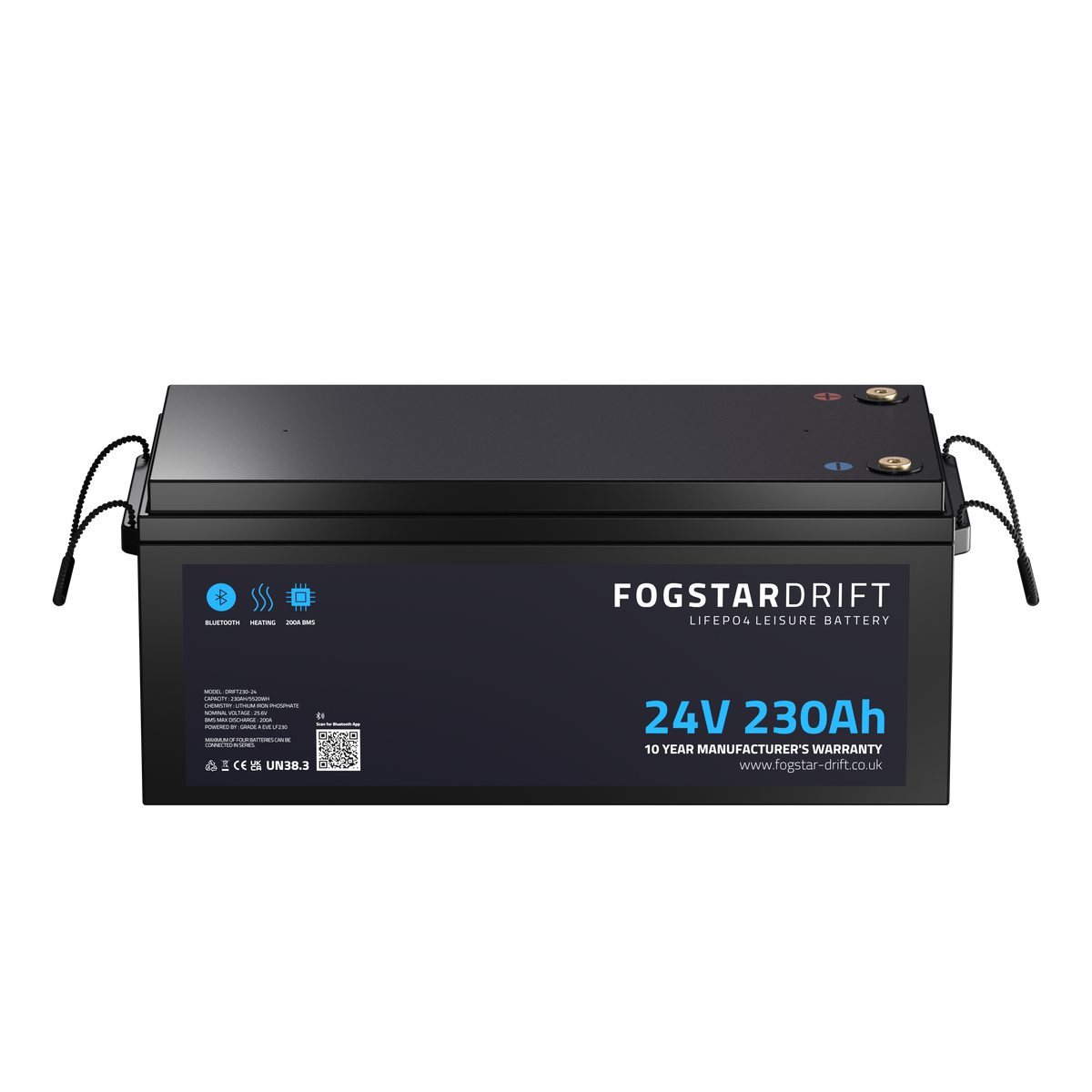 24v 230Ah Lithium Leisure Battery Fogstar Drift