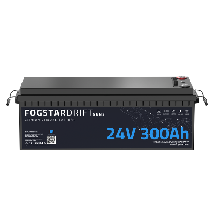 Fogstar Drift Gen2 24V 300Ah Lithium Leisure Battery