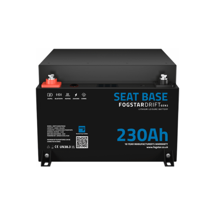 SEAT BASE 12V 230Ah Lithium Leisure Battery