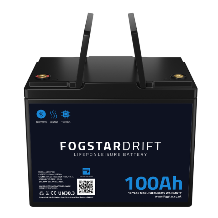 Fogstar Drift 12v 100Ah Lithium Leisure Battery