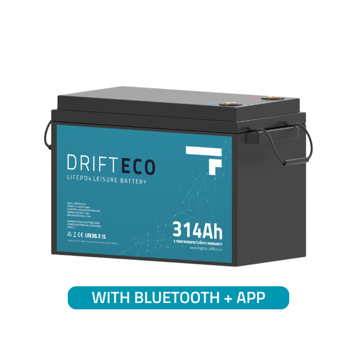 Drift ECO 12V 314Ah Lithium Leisure Battery + Bluetooth