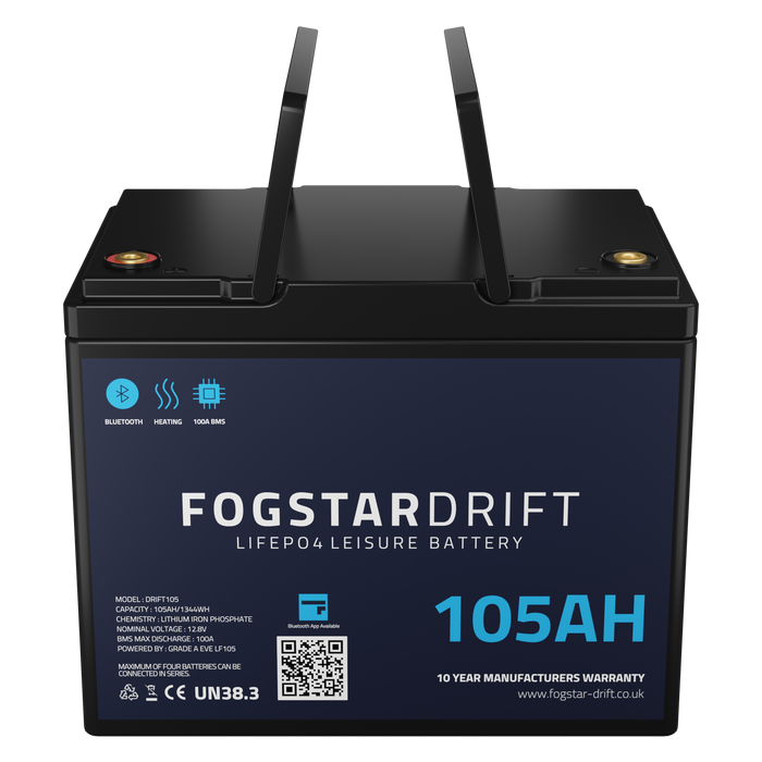 Fogstar Drift 12v 105Ah Lithium Leisure Battery