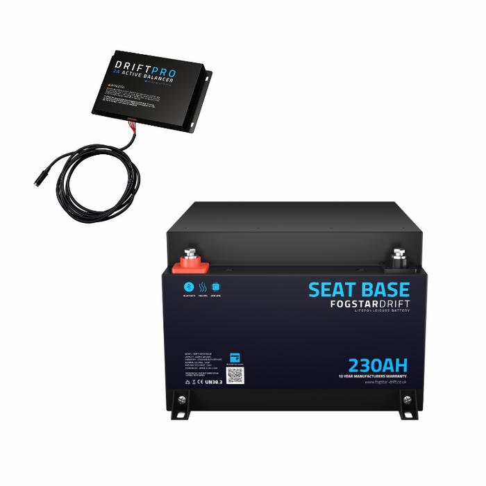 SEAT BASE 12v 230Ah Lithium Leisure Battery